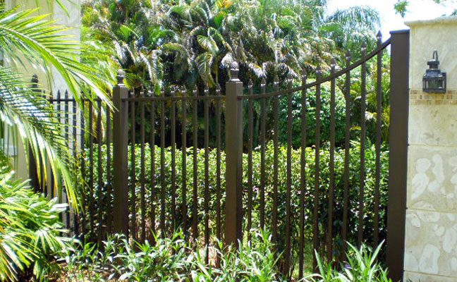 Pineapple custom welded fence boca raton florida