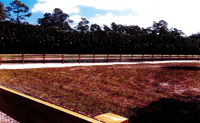 Three Rail equestrian fence hypoluxo florida