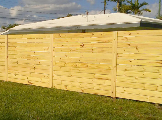 shadow box wood fence south florida