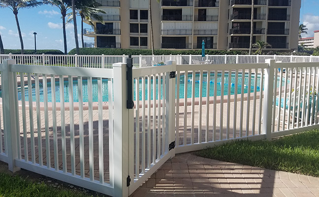 PVC fence palm beach county florida